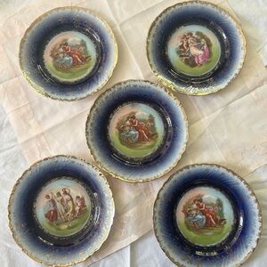 Kaufmann plates- Antique- Made in Austria